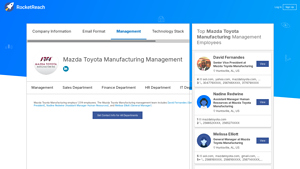 Mazda Toyota Manufacturing Management Team | Org Chart - mazda toyota manufacturing usa inc
