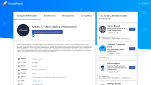 Areas, United States Information - RocketReach - areas usa inc