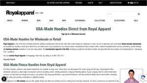 USA-Made Hoodies & Pullovers from Royal Apparel (866-769-2517) - made in usa hoodie