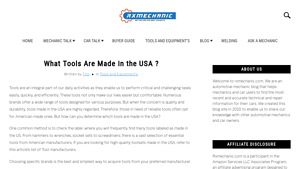 What Tools Are Made in the USA - Rx Mechanic - tools made in usa