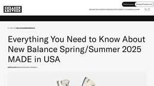 Everything You Need to Know About New Balance Spring/Summer 2025 MADE ... - nbalance made in usa