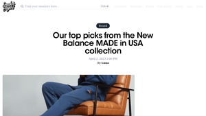 Our top picks from the New Balance MADE in USA collection - nbalance made in usa
