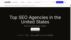 The 10 Best SEO Agencies in the United States - 2025 Reviews - Sortlist - seo agency usa