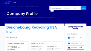 DERICHEBOURG RECYCLING USA INC Houston TX, 77020 - Cortera - derichebourg recycling usa inc