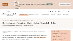 20 Sustainable American-Made Clothing Brands In 2025 - american clothing made in usa