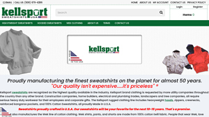Sweatshirts USA: Heavyweight Kellsport Sweatshirts - made in usa hoodie