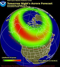 Aurora Viewline for Tonight and Tomorrow Night (Experimental) - northern lights usa 2024