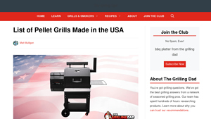 List of Pellet Grills Made in the USA - The Grilling Dad - grills made in usa