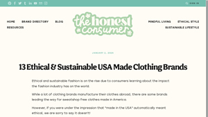 13 Ethical & Sustainable USA Made Clothing Brands - made in usa apparel brands