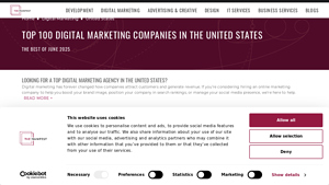 Top 100 Digital Marketing Companies in the United States - The Manifest - digital marketing agency in usa