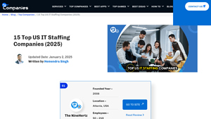 15 Top IT Staffing Companies in USA (2025) - The NineHertz: - staffing company in usa