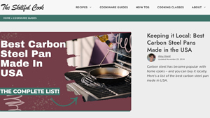 Best Carbon Steel Pan Made in USA - A List of US Brands - pans made in usa