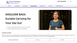SHOULDER BAGS & PURSES - Tough Traveler - Made in USA since 1970 - purses made in usa