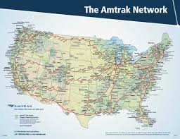 Map of All Amtrak Routes Across USA - Travel UpClose - auto train routes in usa