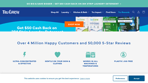 Tru Earth Laundry Strips - Eco-friendly Laundry Detergent Sheets - detergent sheets made in usa