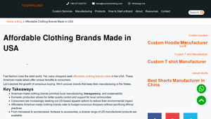 Affordable Clothing Brands Made in USA - tzstreetwear.com - affordable clothing brands made in usa