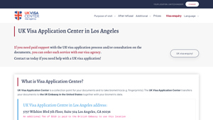 UK Visa Application Center in Los Angeles - UK Visa Center - vfs services usa inc