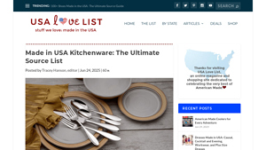 Made in USA Kitchenware: The Ultimate Source List - made in usa silverware