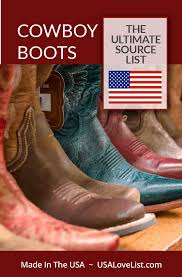 24 Best Cowboy Boots Made in the USA - USA Love List - cowboy boots made in usa
