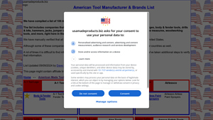 US/American Made Tools List | 100 Manufacturers & Brands - tools made in usa