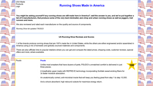 American Running Shoe Manufacturers List (6 Brands) USA Made Products - running shoes made in usa