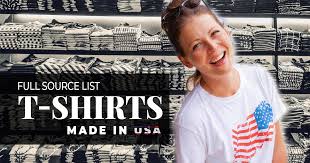 USA Made T-shirts List | 14 Brands & Manufacturers - USA Made Products - shirts made in usa