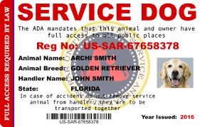 US SAR Animal Registration - US Service Animal Registrar - usa service dog registration