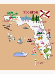 Map of Florida | Places to visit in Florida - part of florida in usa