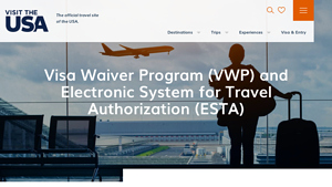U.S. Travel Guide: What to Know About the Visa Waiver Program - electronic system for travel authorisation esta usa