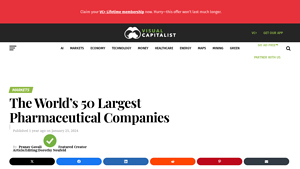 The World's 50 Largest Pharmaceutical Companies - Visual Capitalist - pharmaceutical companies in usa