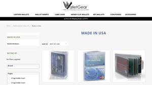 Wallets & Accessories Made in the USA - made in usa wallet