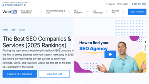 The Best SEO Companies & Services [2025 Rankings] - WebFX - seo agency usa