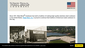 West Bend Cookware - pans made in usa