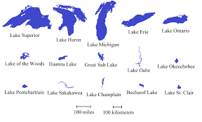List of Largest Lakes in the U.S. by Area - Whereig.com - biggest man made lake usa