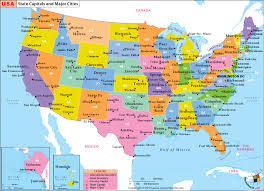US Map with States and Cities | List of Major Cities of USA - Wheremaps - usa map with important cities