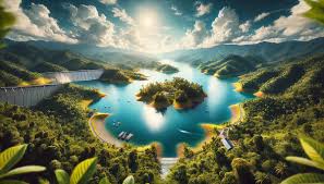 Top 10 Largest Artificial Lakes - WhiteClouds - biggest man made lake usa