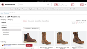 Made in USA Work Boots | Work Boots Superstore | WorkBoots.com - made in usa workwear