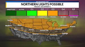 Northern lights: Which states could see aurora borealis this weekend - northern lights usa