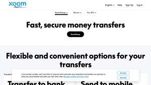 Xoom, a PayPal Service | Send Money Online - online money transfer services in usa
