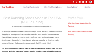Best Running Shoes Made in the USA (NOT in China) - Your Next Run - running shoes made in usa