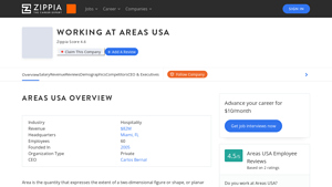 Working At Areas USA: Company Overview and Culture - Zippia - areas usa inc