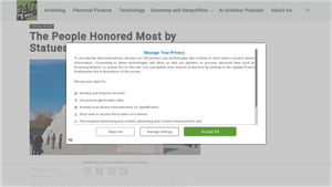 The People Honored Most by Statues in America - 24/7 Wall St. - important monuments in the usa