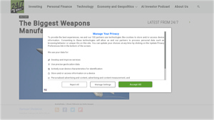 The Biggest Weapons Manufacturers in America - 24/7 Wall St. - arms manufacturers usa