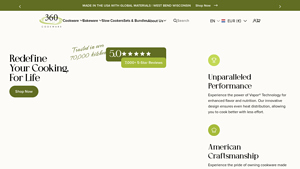360 Cookware: Cookware & Bakeware Made In USA - usa made kitchen tools