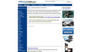 Wholesale Fragrances and Perfumes - wholesale perfume distributors usa