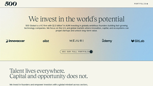 500 Global | 500 Global - venture capital companies in usa