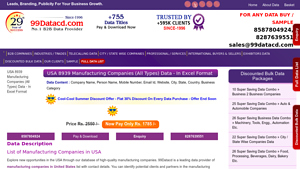 99datacd - Manufacturing Companies List