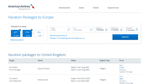 Europe vacation packages - American Airlines Vacations - europe trip packages from usa
