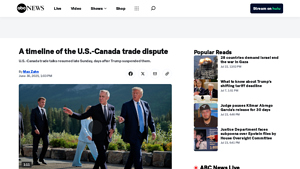 ABC News - Tariffs on Steel and Aluminum