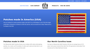 Patches made in America (USA) - A-B Emblem - made in the usa emblem